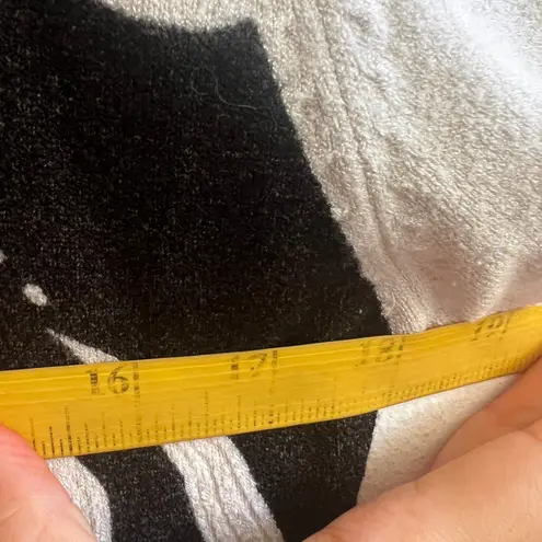 Vintage Black Floral Turtleneck Top Women’s Medium 90s Grunge Academia Witchy