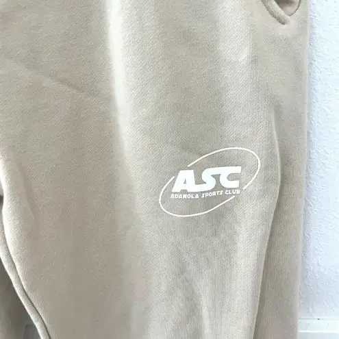Adanola Tan Sweatpant Printed Joggers Size M