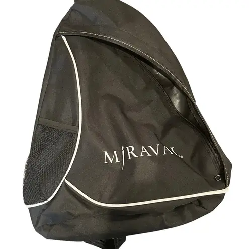 Miraval Resorts Sling Bag Backpack Tote Workout Gym Travel Beach Hidden Zipper Black
