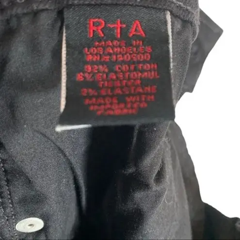 NEW RTA Road To Awe Alexa Skinny Jeans Size 24 Black