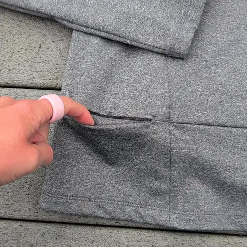 Mondetta Gray Asymmetrical Zip Up Jacket