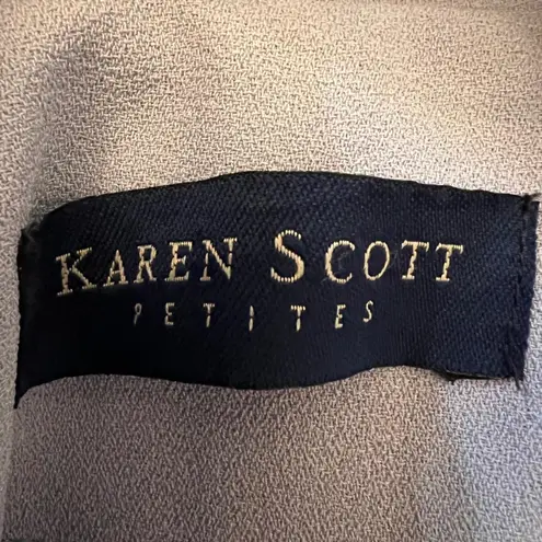 Karen Scott Vintage Lilac Blazer Petites Minimalist Y2K Streetwear Office 10P