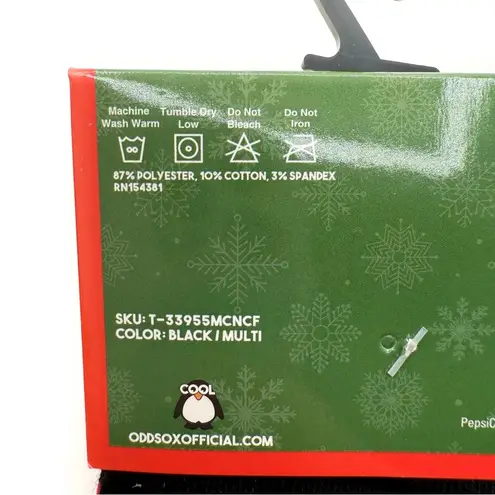 Doritos Crew Socks Mens Womens Christmas Holiday Snowflakes Fun Novelty Gift Black