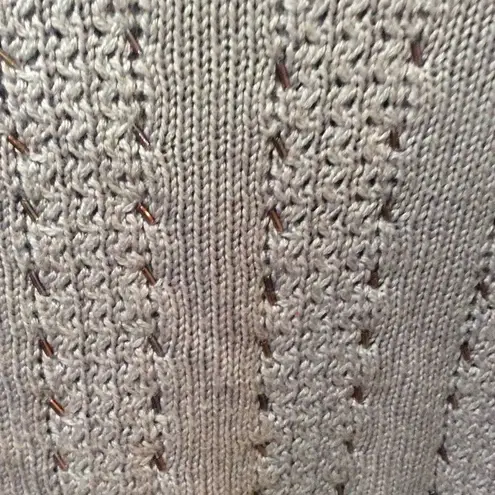 Vintage Haband grandma sweater embellished lavender Small S Crew neck