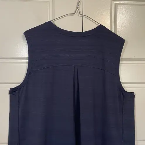 Athleta ‎ Women's Navy Blue Sleeveless Tank Top Athletic Workout Shirt 2X