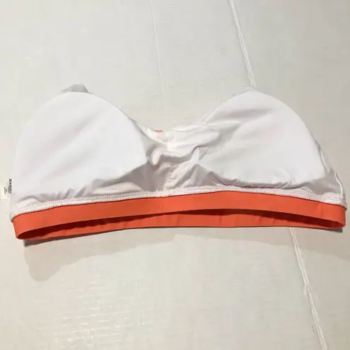 Striped Large 2 piece New High Waisted Bikini Set Orange