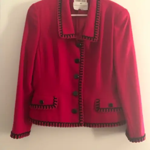 Vintage Ricki Freeman for Teri Jon Saks Blazer Size 12P