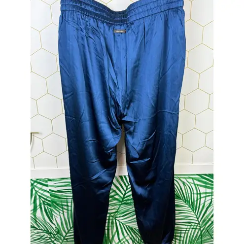 Inreverse Blue Silk Blend Jogger Pants