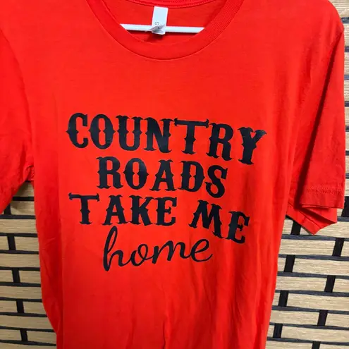 Bella Canvas  Red County Road Take Me Home Size Medium - Image 3