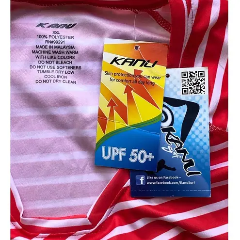 NWT ~ KANU Surf UPF 50+ Long Sleeve Active Swim Workout Top ~ Women's Size XXL