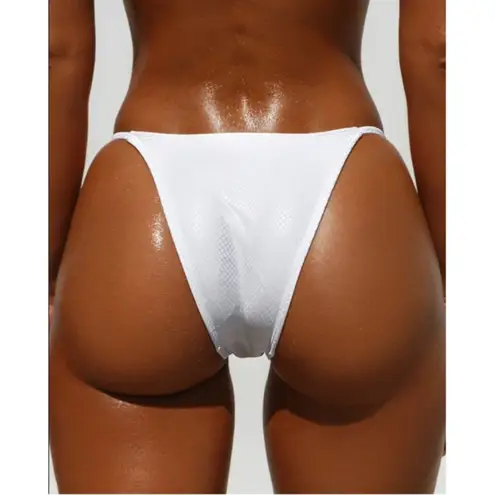 Minimale Animale 💕💕 Ultra Brief Swim Bikini Bottom ~ Saint Serpent White L NWT