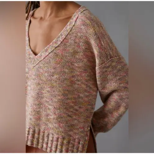 Anthroplogie Pilcro Deep V Neck sweater Small