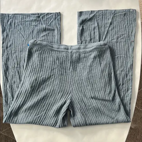 Barefoot Dreams Set - CozyChic Ultra Lite V Neck Ribbed Tank & Pants Blue Cove S