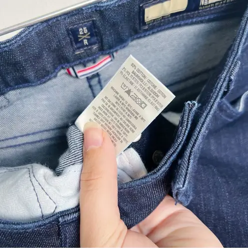 BLUER • Skinny Jeans low rise button fly Soulmate Rinse dark wash ankle USA Blue Size 25