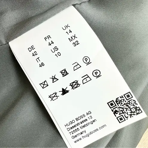 Hugo Boss BOSS Jelenna Pinstripe Blazer Sz 10