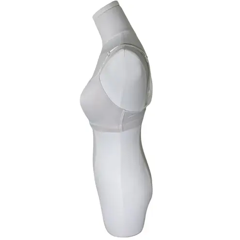 Soma Enbliss Wireless Bra 34C Lightly Lined Beige Lace Strap Comfort Stretch