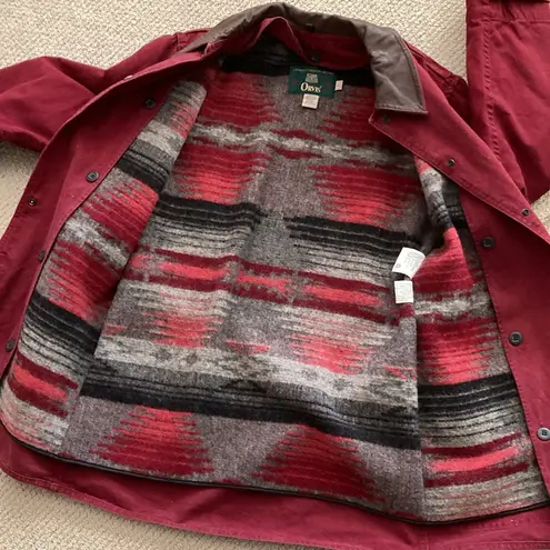 Orvis Vintage Women’s Barn Jacket Utility Pocket Outerwear 1960s Wool Lined EUC