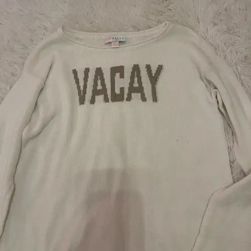 Belle beach by kim gravel size XXS “VACAY” sweater