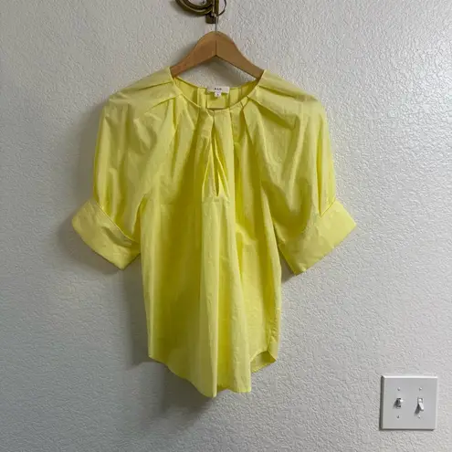 ALC Frank A.L.C. Carey Pleated Top Canary Size 4