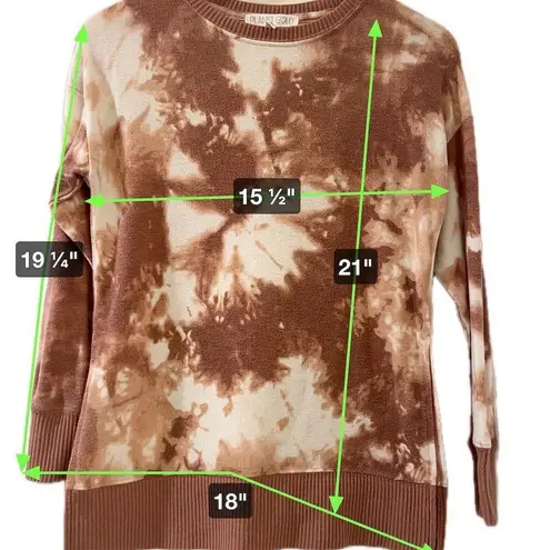 Planet Gold Sweater Women's XS Brown Pullover Long Sleeve Casual Crew Neck