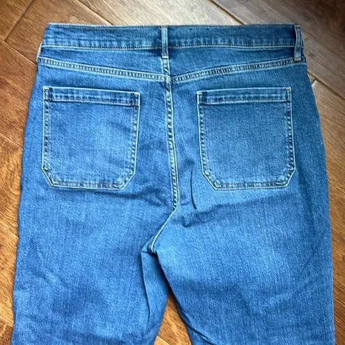 Gap  denim flare high rise, size 32/14s