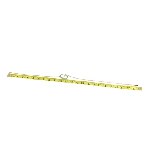 Plunder Jewelry “G” Initial Aqua and Gold Plated Vintage Necklace