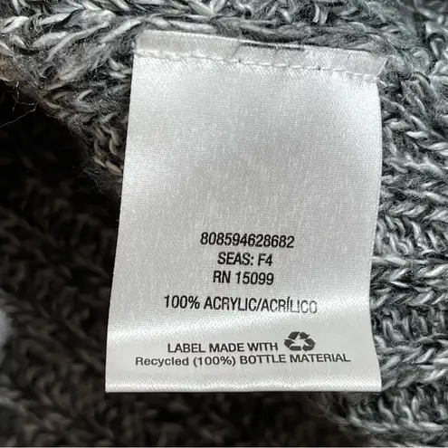 Covington  | Petite Marled Gray Waterfall Front Cardigan | LP - Image 9