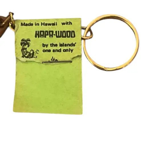 Vintage Coco Joes Hawaii Surfboard Keychain Hapa