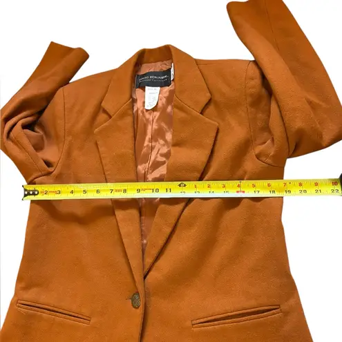 David Benjamin Vintage Wool Blazer Jacket Women’s Size 8 Burnt Orange