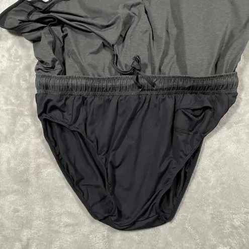 Rhone Shorts Womens Large Grey Lined Running Activewear Performance Training Gray - Image 4