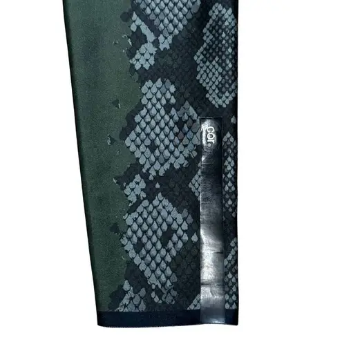 Ultracor Snake Python Legging Compression Green Gray Black Women's XS