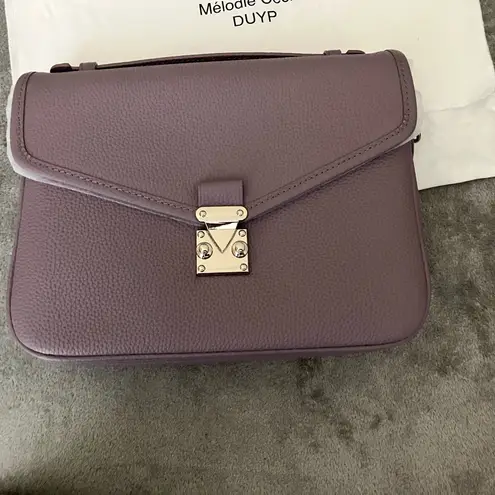 DUYP Paris 15 Satchel Bag in Grey Lavender Purple
