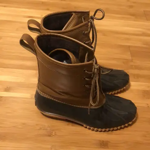 Sporto Women’s Attina Original Duck Boots size 8.5 brown and tan color