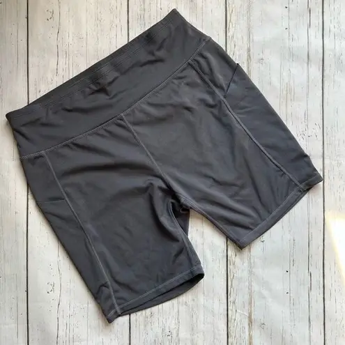 Sports Wear charcoal gray high waist biker shorts Size 2XL