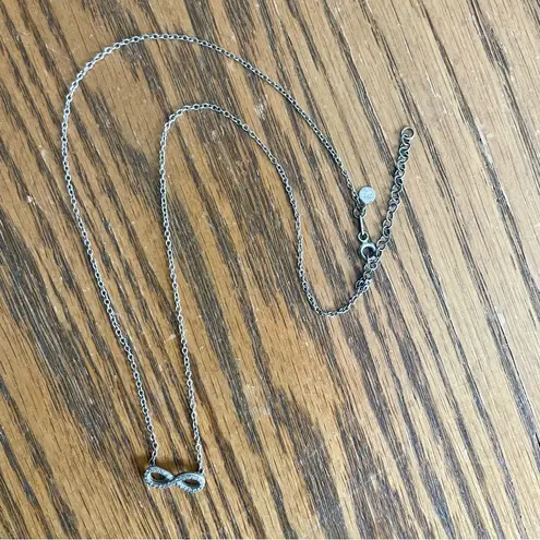 Zales Infinity Necklace 14kt White Gold