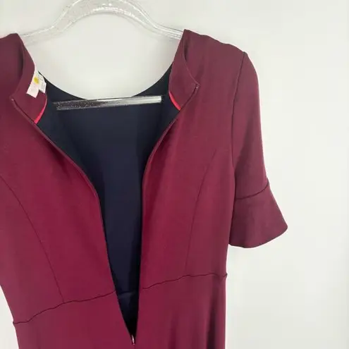 Boden USA Boden Alexis Jersey Dress Size 8 Burgundy Wine