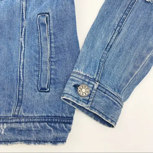 Urban Outfitters  BDG Distressed Destroyed Boyfriend Oversized Denim Jean Jacket