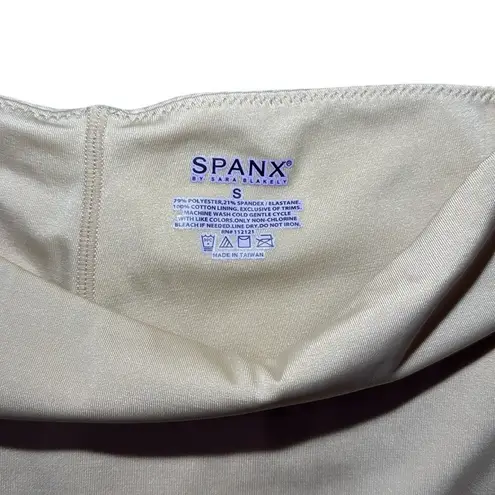 Spanx  Power Conceal-Her Mid Thigh Shapewear Shorts Beige Nude‎ Sz Small