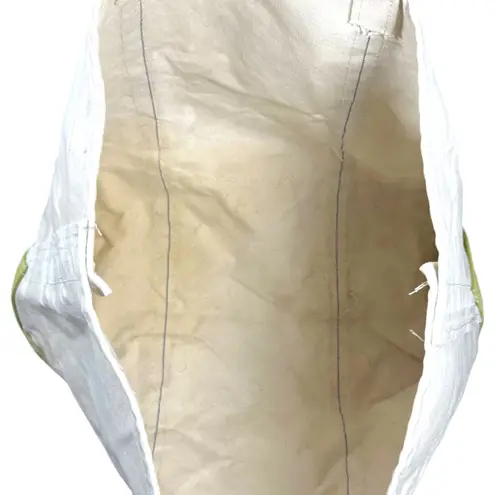 L.L. Bean Vintage 90s Boat and Tote Canvas Green Accents Bag