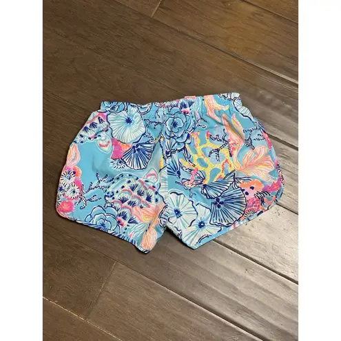 Lilly Pulitzer  Women's Ocean Trail‎ Shorts PEONY FOR YOUR THOUGHTS  Size XXS