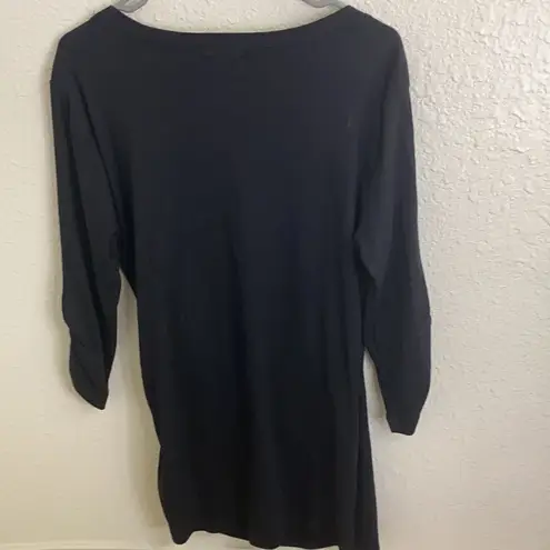 Torrid  Twist Tees - Deep V Neck 3/4 Sleeve Top