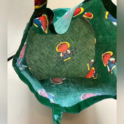 Vintage Rare Dick Bruna Miffy 1984 Meris Large Brigt Circular Lightweight Tote Green