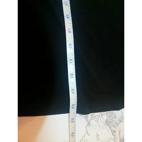 Susan Graver Top Black V-Neck Size Large