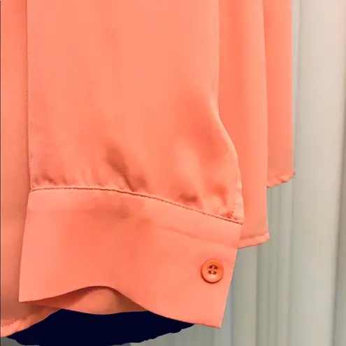 Foreign Exchange long sleeve button down blouse.