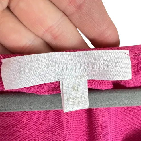 Adyson Parker Bright Pink Flutter Sleeve Knee Length Sun Dress Pockets Size XL