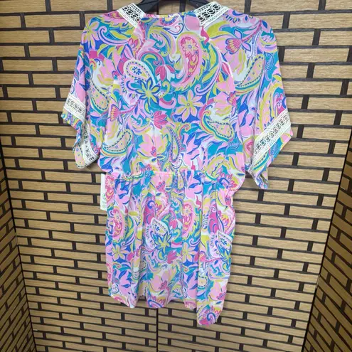 No Boundaries  Floral Swim Cover Up Size Small