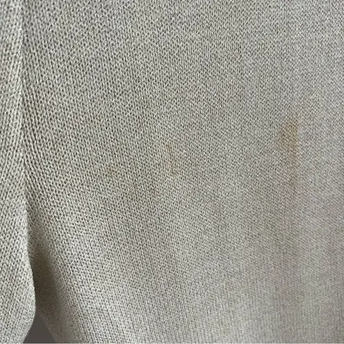 St. John Sport Cream Santana Knit Pants Medium