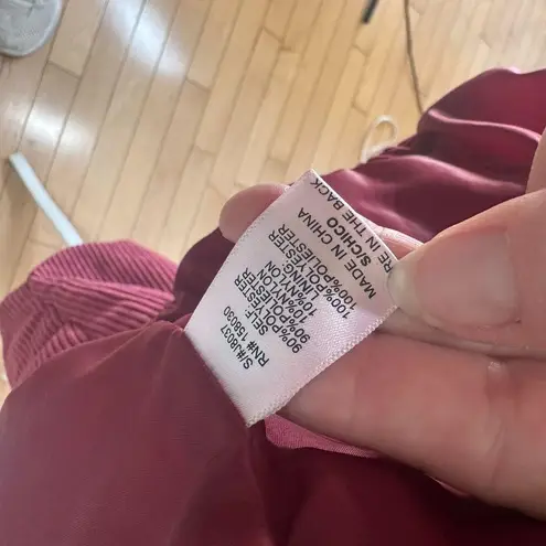 Love Tree Boutique Purchased Corduroy Bomber Puffer Jacket Coat Size Small