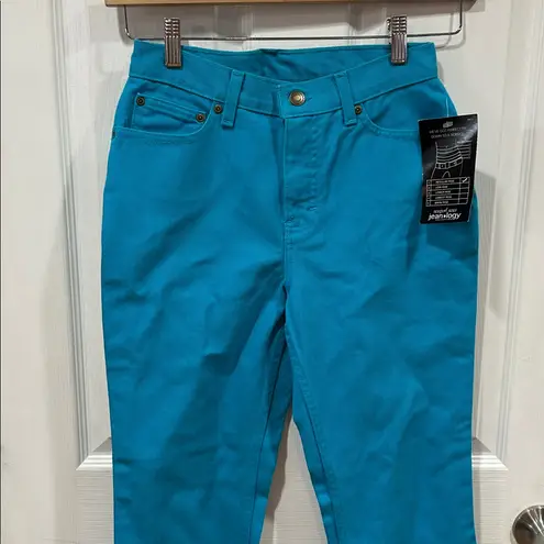 Newport News Jeanology Turquoise Pants – NWT – Size 4P – Inseam 29”