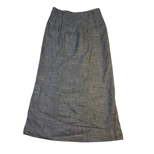 David N. Tweed Maxi Skirt Womens Size 6 Gray Career Wear Formal
